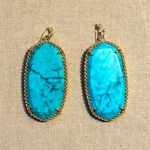 Kendra Scott turquoise earrings